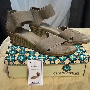 Charlston Shoe Co. espadrille wedges.
